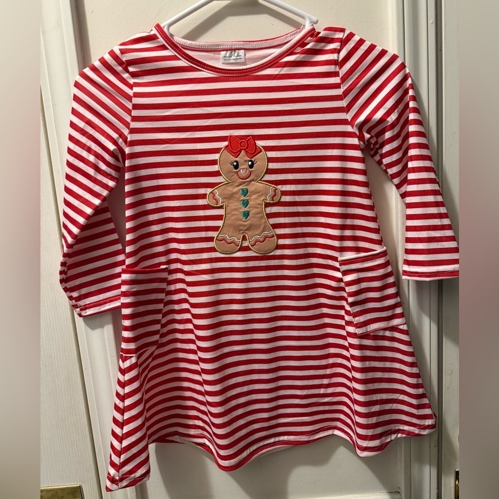 Boutique Gingerbread Man Dress
